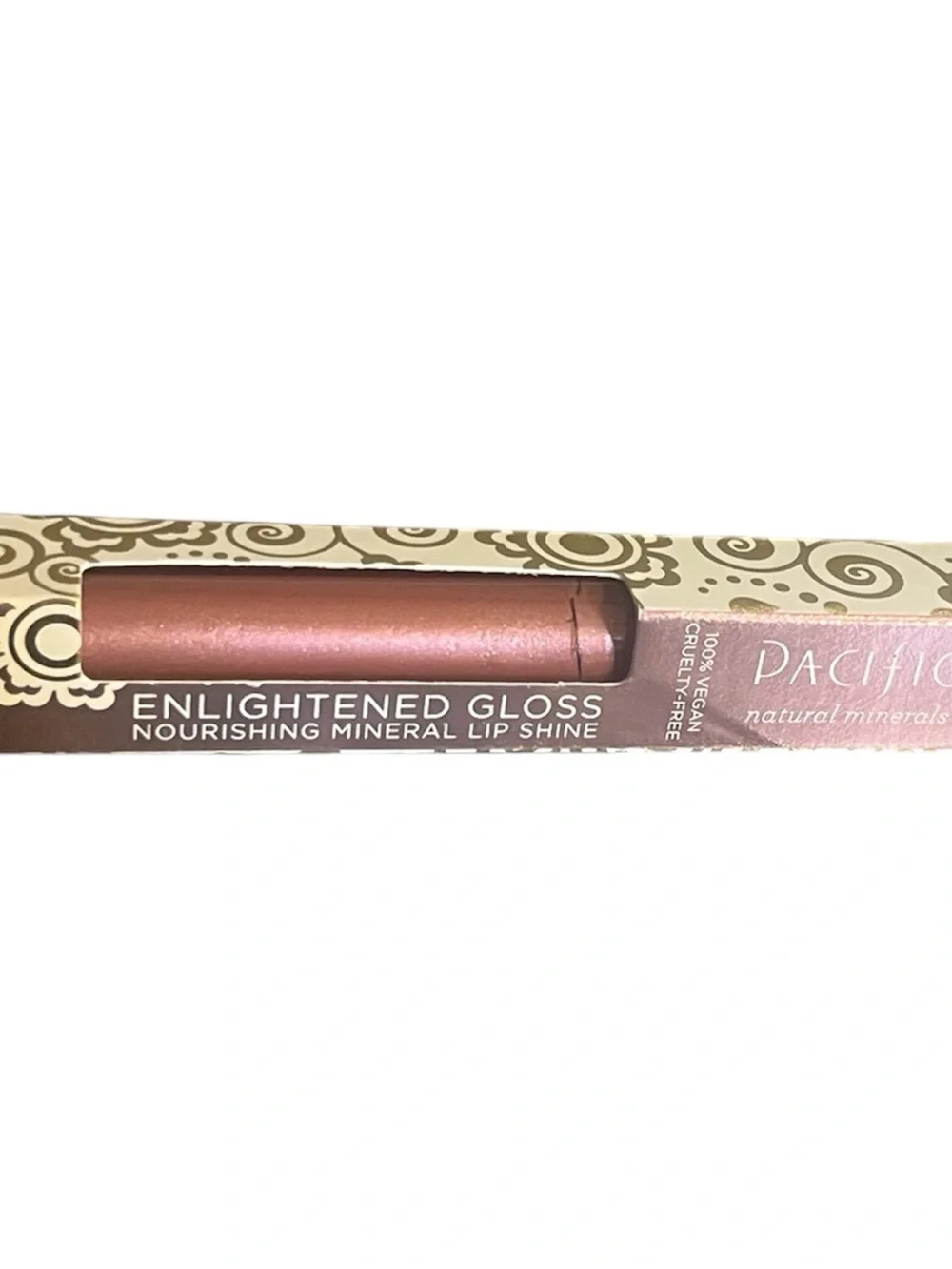 Pacifica Enlightened Gloss Nourish Mineral Lip Shine Beach Kiss New Discon. Rare